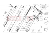 HUSQVARNA WR-CR 125 FRONT FORK ASSEMBLY