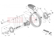 HUSQVARNA WR-CR 125 REAR WHEEL