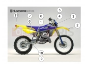 HUSQVARNA WR-CR 125 TRANSFERS (WR - EU)