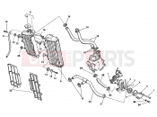 HUSQVARNA 2005 WR 250 COOLING SYSTEM