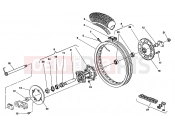 HUSQVARNA 2005 WR 250 REAR WHEEL