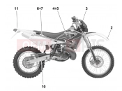 HUSQVARNA 2005 WR 250 TRANSFERS (EU)