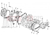 HUSQVARNA 2005 WR-CR 125 CRANKCASE COVERS