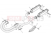HUSQVARNA 2004 SMS-TE 610E EXHAUST SYSTEM