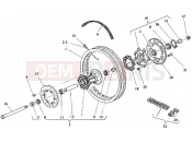 HUSQVARNA 2004 SMS-TE 610E REAR WHEEL