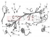 HUSQVARNA 2004 SMS-TE 610E WIRING HARNESS
