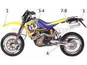 HUSQVARNA 2004 SMS-TE 610E TRANSFERS ''SMS''