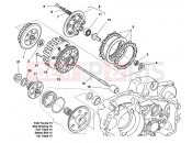 HUSQVARNA 2004 TE 510R PRIMARY DRIVE - CLUTCH