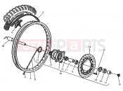 HUSQVARNA 2004 TE 510 CENTENNIAL FRONT WHEEL