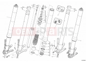 DUCATI Diavel AMG 21A - FRONT FORK (2) » FRONT SUSPENSION