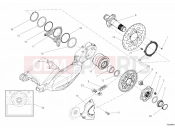 DUCATI Diavel AMG HUB, REAR WHEEL » REAR WHEEL