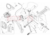 DUCATI Diavel Carbon REAR BRAKE SYSTEM » BRAKING SYSTEM