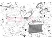 DUCATI 2013 Diavel CROMO RADIATOR, WATER, LH » COOLING SYSTEM