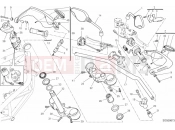 DUCATI 2013 HYPERMOTARD SP HANDLEBAR AND CONTROLS » HANDLE BAR