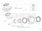 DUCATI 2012 Hypermotard 1100 EVO CYLINDER - PISTON » ENGINE CASE