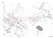 DUCATI 2012 Hypermotard 1100 EVO FOOTRESTS, LEFT » UNCLASSIFIED