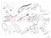 DUCATI 2012 Superbike 1199 Panigale S Tricolore REAR BRAKE SYSTEM » BRAKING SYSTEM