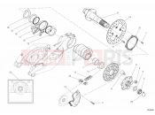 DUCATI Multistrada 1200 ABS HUB, REAR WHEEL » REAR WHEEL