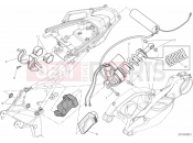 DUCATI Multistrada 1200 S Pikes Peak REAR SHOCK ABSORBER » SWING ARM