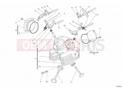DUCATI 2012 Monster 659 VERTICAL CYLINDER HEAD » VALVE DRIVE