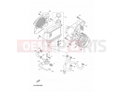 YAMAHA YN50F NEO'S 4 (2ACF) 2015 RADIATOR & HOSE
