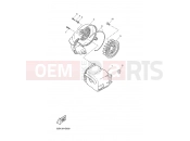 YAMAHA YN50 OVETTO (2APG) 2015 AIR SHROUD & FAN