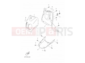 YAMAHA YN50 OVETTO (2APG) 2015 LEG SHIELD