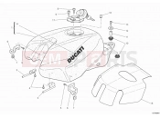 DUCATI Superbike 848 EVO FUEL TANK » TANK/SEAT