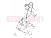 YAMAHA Vmax 1700 VMX17 VMAX 1700 (2CE9) 2015 CRANKSHAFT & PISTON