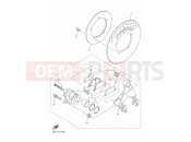 YAMAHA Vmax 1700 VMX17 VMAX 1700 (2CE9) 2015 REAR BRAKE