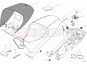 DUCATI 2012 Diavel SEAT » TANK/SEAT
