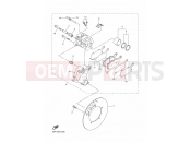 YAMAHA FZ8-S FAZER 8 (42PN) 2015 REAR BRAKE CALIPER