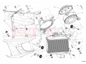DUCATI 2012 Diavel RADIATOR, WATER, LH » COOLING SYSTEM