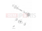 YAMAHA YN50FU OVETTO 4T UBS (2ACC) 2014 TRANSMISSION