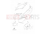 YAMAHA YN50FU OVETTO 4T UBS (2ACC) 2014 COUVERCLE LATERAL