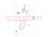 YAMAHA YN50FU OVETTO 4T UBS (2ACC) 2014 ETRIER DE FREIN AV