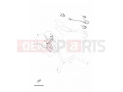 YAMAHA YN50FU OVETTO 4T UBS (2ACC) 2014 COMMUTATEUR ET LEVIER
