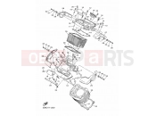 YAMAHA XVS 1300 A Midnight Star XVS1300A (1CS5) 2014 CYLINDER