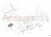 DUCATI 2011 Hypermotard 1100 EVO FOOTRESTS, RIGHT » UNCLASSIFIED
