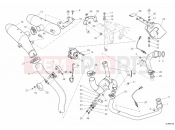 DUCATI 2011 Hypermotard 1100 EVO SP EXHAUST SYSTEM » EXHAUST SYSTEM