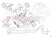 DUCATI 2011 Hypermotard 1100 EVO SP THROTTLE BODY » INTAKE, CARBURETTOR