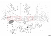 DUCATI 2011 Hypermotard 1100 EVO SP FOOTRESTS, RIGHT » UNCLASSIFIED