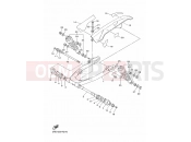 YAMAHA SR 400 SR400 (2RD1) 2014 REAR ARM
