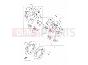 YAMAHA FJR 1300 FJR1300A (1MCA) 2014 FRONT BRAKE CALIPER