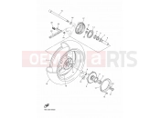YAMAHA FJR 1300 FJR1300A (1MCA) 2014 REAR WHEEL