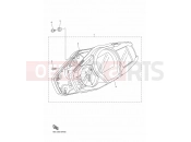 YAMAHA FJR 1300 FJR1300A (1MCA) 2014 METER