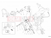 DUCATI 2011 Multistrada 1200 ABS REAR BRAKING SYSTEM » BRAKING SYSTEM