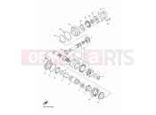 YAMAHA FJR 1300 FJR1300A (1MC9) 2014 MIDDLE DRIVE GEAR