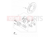 YAMAHA FJR 1300 FJR1300A (1MC9) 2014 REAR BRAKE CALIPER