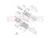 YAMAHA MT-09 MT-09 ABS MT09A (2DRD) 2014 CYLINDER HEAD
